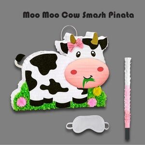 NWT Moo Moo Cow Smash Pinata